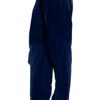 Towel Pants for Swimmers –Navy Blue- Cotton Terry Towel Pants–Beach Coverup–Resort Wear–Swim wear