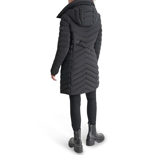 Women's Bib-Front Light-Weight Puffer