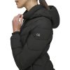 Women's Everyday Hooded Zip Front Puffer Long Sleeve Coat