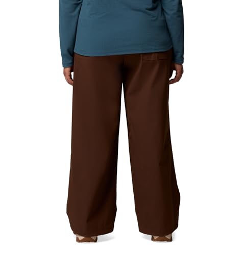 Womens Brea Falls Nylon Pant, Tobacco, 3X x L