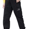 Girls & Womens Drawstring Cargo Jogger Pants,3 Years - Women 3XL
