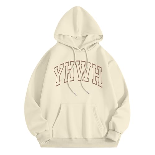 Christian Hoodie for Women YHWH Sweatshirts Jesus Faith Religious God Long Sleeve Pullover Tops