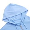 Womens Graphic Cropped Hoodies Half Zip Sweatshirt Long Sleeve Pullover Tops