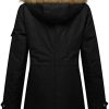 Women's Quilted Winter Coat Warm Puffer Jacket Thicken Parka with Removable Hood