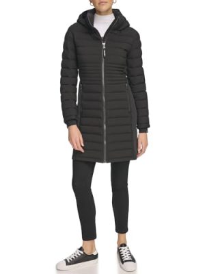 Women's Long Light-Weight Puffer Jacket