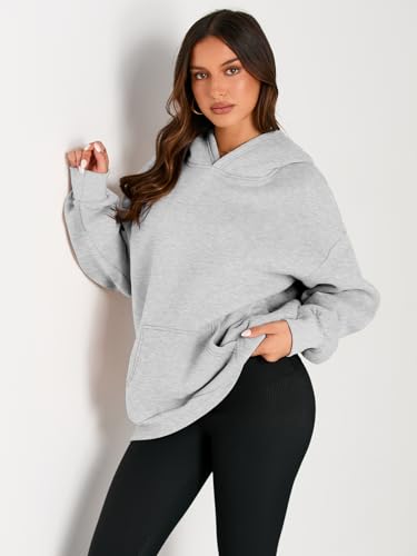 Womens Hoodies Oversized Sweatshirts Pullover Fleece Sweaters Long Sleeve Winter Fall Outfits Fashion Y2k Clothes
