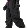 Womens Mens Snowboard Pants Super Baggy Ski Snow Pants Loose Sport Outdoor Insulation Waterproof