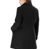 Women's Plus Size Coat A-Line Peter Pan Collar Double Breasted Fall Winter Peacoat