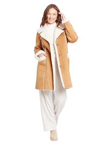 Women's Edge Stitich Knee Length Coat