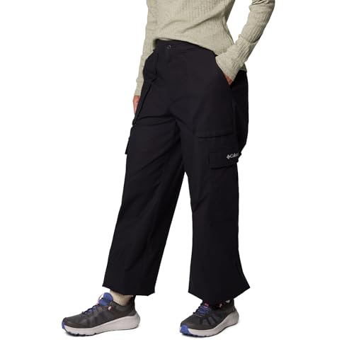 Womens Brea Falls Cotton Ripstop Pant, Black, X-Small