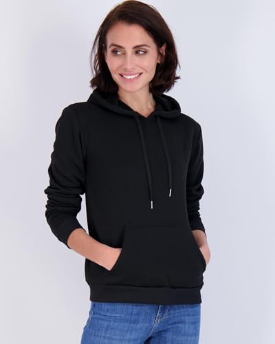 3 Pack: Women's Fleece Long-Sleeve Pullover Hoodie Active Sweatshirt Kangaroo Pocket - (Available In Plus)