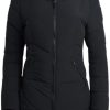 Women's Puffer Jacket - Cozy Hooded Long Puffer Jackets for Women with Hand Pockets - Soft Stretch Bubble Jacket S-XL