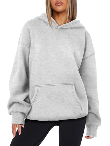 Womens Oversized Hoodies Fleece Sweatshirts Long Sleeve Sweaters Pullover Fall Clothes with Pocket