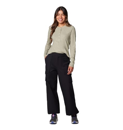 Womens Brea Falls Cotton Ripstop Pant, Black, X-Small