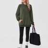 Womens Fleece Hoodies Soft Midweight Casual Hooded Sweatshirts Y2K Fall Winter Pullover Tops Kangaroo Pocket