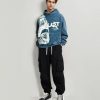 Retro Y2K Hoodie Gothic Casual Alphabet Blast Print Pattern Skull Fashion Hoodie Men Harajuku Men Clothing
