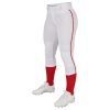 Women's Tournament Low Rise Softball Pants with Side Piping
