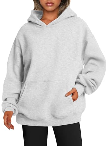 Womens Hoodies Oversized Sweatshirts Pullover Fleece Sweaters Long Sleeve Winter Fall Outfits Fashion Y2k Clothes