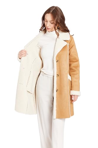 Women's Edge Stitich Knee Length Coat
