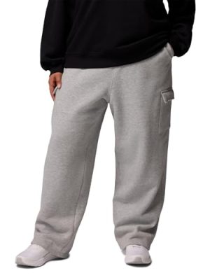 Womens Aldermore Fleece Cargo Pant,  Grey Heather, 3X x S