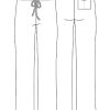 Scrub Set for Men & Women 3 Pockets, V-Neck Top 83706 and Natural Rise Drawstring Pant for Healthcare Heros 83006
