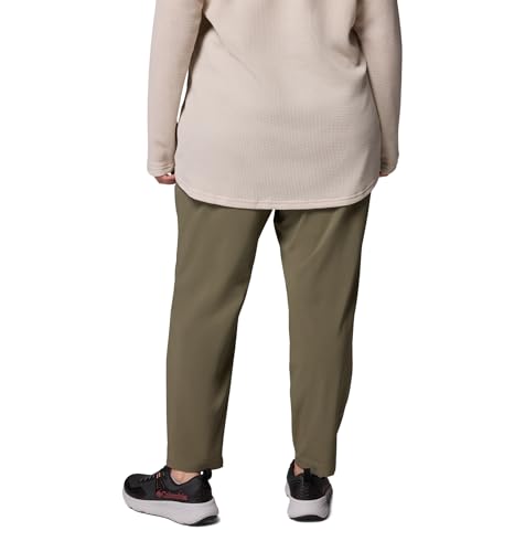Womens All Seasons Slim Pull-On Pant, Stone Green, 3X x S