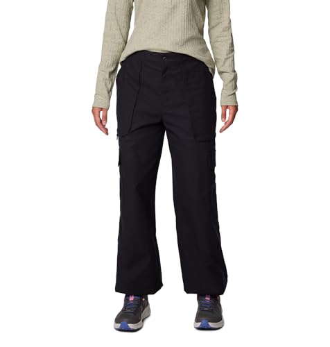 Womens Brea Falls Cotton Ripstop Pant, Black, X-Small
