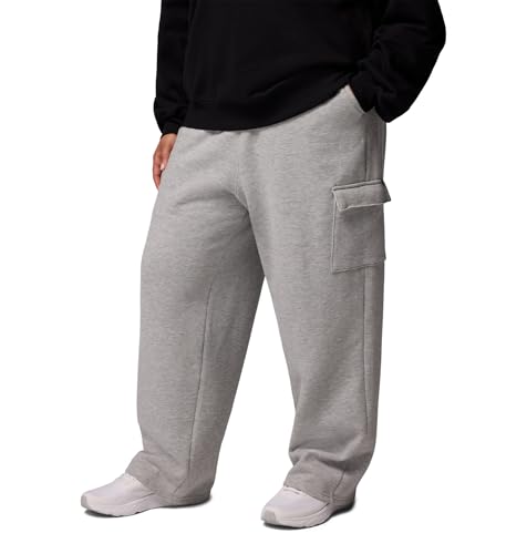 Womens Aldermore Fleece Cargo Pant,  Grey Heather, 1X x S