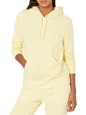 womens French Terry Fleece Pullover Hoodie