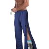 Men's Tearaway Pants for Post Surgery 2 Side Velcro Breakaway Open Bottom Sweatpants Women Loose Fit Rip Off Cotton Pants