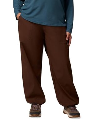 Womens Brea Falls Nylon Pant, Tobacco, 3X x L
