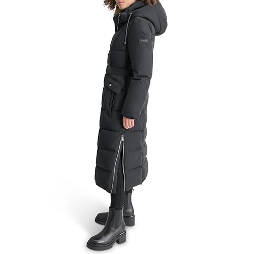 Women's Belted Maxi Puffer