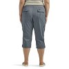 Women's Plus Size Ultra Lux Comfort with Flex-to-go Cargo Capri Pant