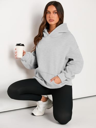 Womens Hoodies Oversized Sweatshirts Pullover Fleece Sweaters Long Sleeve Winter Fall Outfits Fashion Y2k Clothes