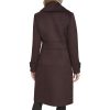 Women's Solid Wool Blend Trench Coat
