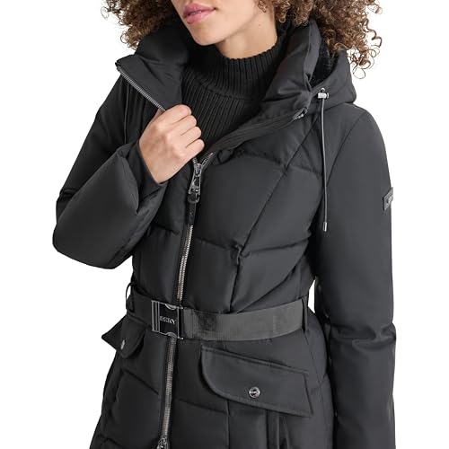 Women's Belted Maxi Puffer