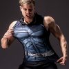 Men’s Sleeveless Hoodie Gym Tank Tops Bodybuilding Sleeveless Workout Hoodie Muscle Cut Off Sweatshirt for Men