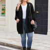Women Plus Size Zip Up Hoodies Long Sleeve Tunic Sweatshirt Long Fleece Hoodie Jacket with Pockets