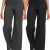 Yoga Pants for Women Wide Leg Trousers High Waist Stretch Casual Lounge Sweatpants