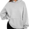 Womens Oversized Hoodies Fleece Sweatshirts Long Sleeve Sweaters Pullover Fall Clothes with Pocket