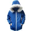 Blue Jacket Hoodie Pullover Sweatshirts Coat Halloween Unisex Adult Sport Top Outwear