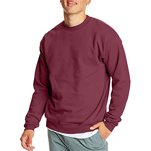 Men's EcoSmart Fleece, Pullover Crewneck Sweatshirt, 1 or 2 Pack