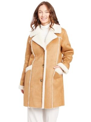 Women's Edge Stitich Knee Length Coat