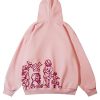 Men's Oversized Hoodie Pullover Unisex Graphic Sweatshirts Hoodies Casual Tunic Anime Streetwear Aesthetic Top