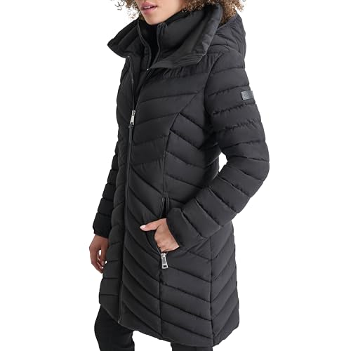 Women's Bib-Front Light-Weight Puffer