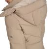 Women's Hooded Zip Front Puffer Long Sleeve Coat