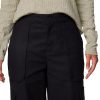 Womens Brea Falls Cotton Ripstop Pant, Black, X-Small