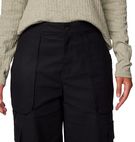 Womens Brea Falls Cotton Ripstop Pant, Black, X-Small