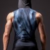 Men’s Sleeveless Hoodie Gym Tank Tops Bodybuilding Sleeveless Workout Hoodie Muscle Cut Off Sweatshirt for Men