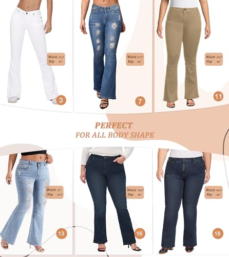Women's Slim Boot Cut Stretch Pants